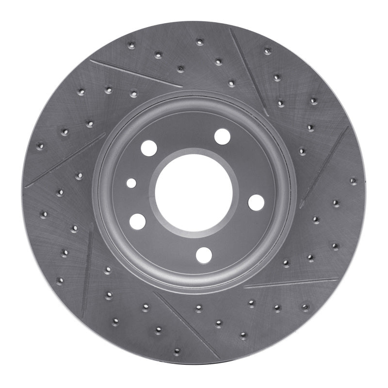 R1 13-25 Cadillac Ats Front Left Drilled & Slotted Geo-Carbon Rotor