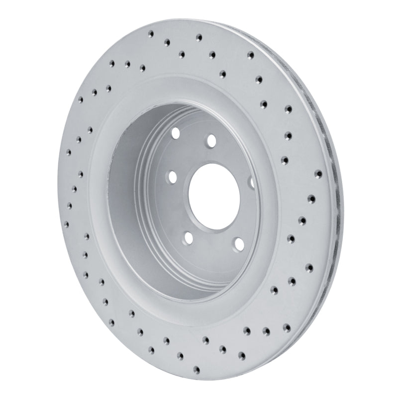 DFC 09-24 Infiniti M35H Rear Left Drilled Geoperformance Rotor