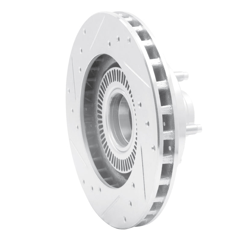 DFC 95-97 Ford Ranger (USA/Canada) Front Right Drilled & Slotted Silver Brake Rotor