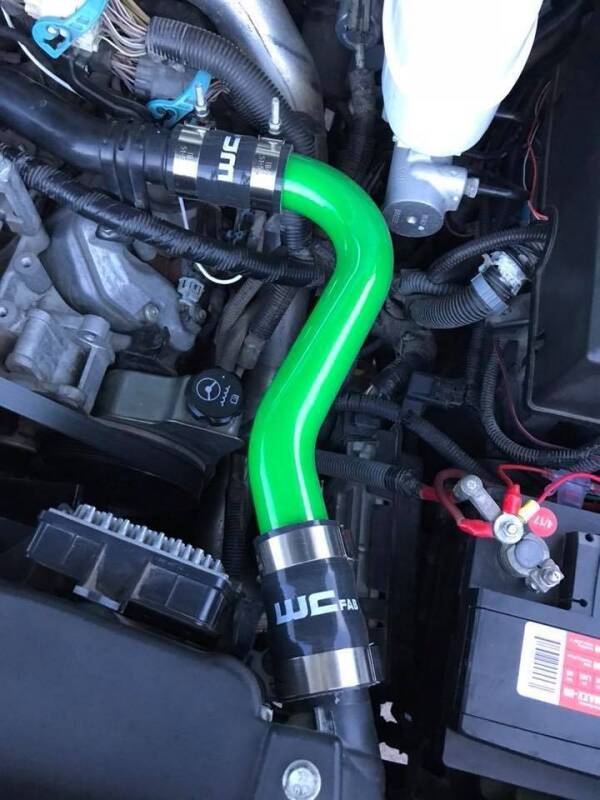 Wehrli 06-10 Chevrolet 6.6L LBZ/LMM Duramax Upper Coolant Pipe - Chevy Orange