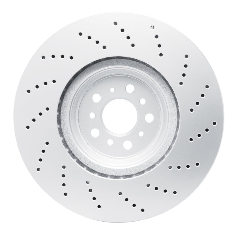 R1 2021-2025 BMW M3 Left Front GeoSPEC Coated Rotor - Drilled