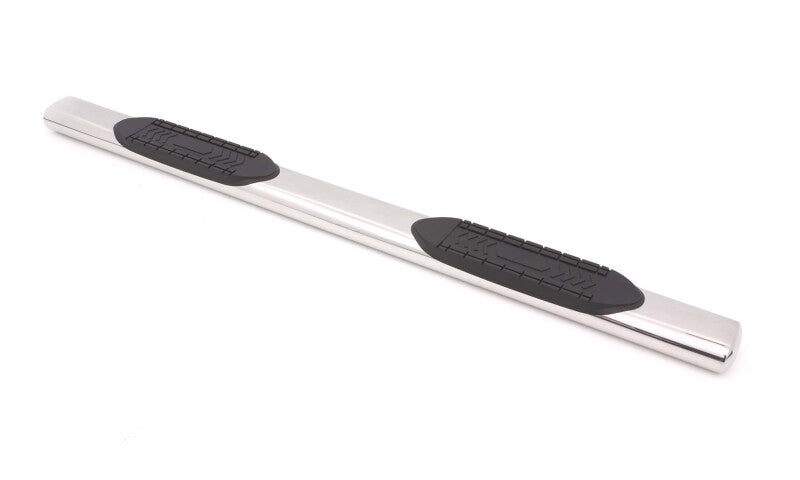 Lund 2019 Chevy Silverado 1500 Ext. Cab (Rocker Panel Mount) 6in Oval Straight SS Nerf Bars-Polished