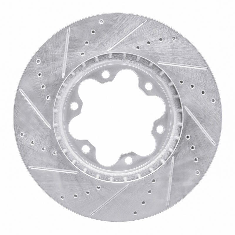 DFC 03-06 Renault Laguna (Mexico) Front Right Drilled & Slotted Silver Brake Rotor