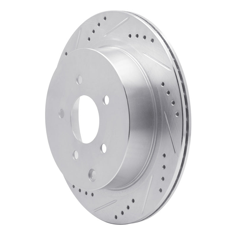 DFC 03-24 Infiniti M35H Rear Left Drilled & Slotted Silver Brake Rotor