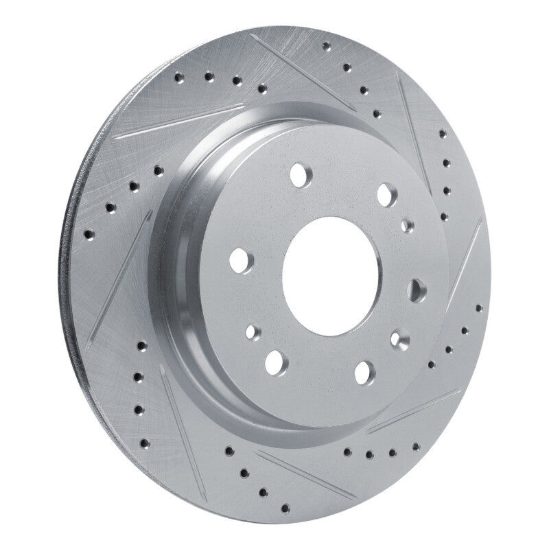 DFC 23-25 Chevrolet Colorado Rear Right Drilled & Slotted Silver Brake Rotor