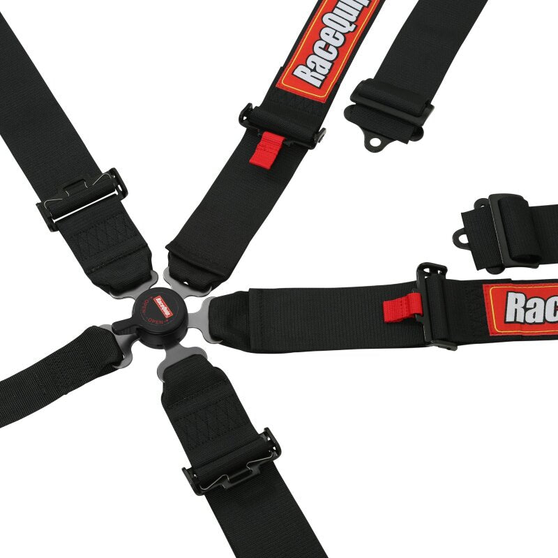 RaceQuip Black SFI CAMLOCK 5pt PD Lap Seat Belt