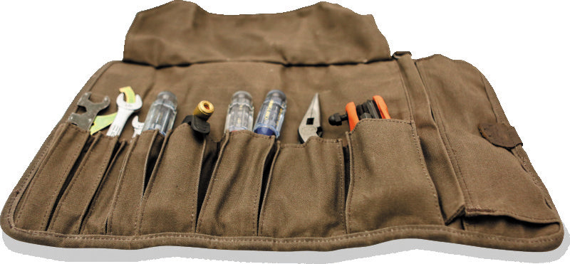 Burly Brand Voyager Tool Roll - Dark Oak