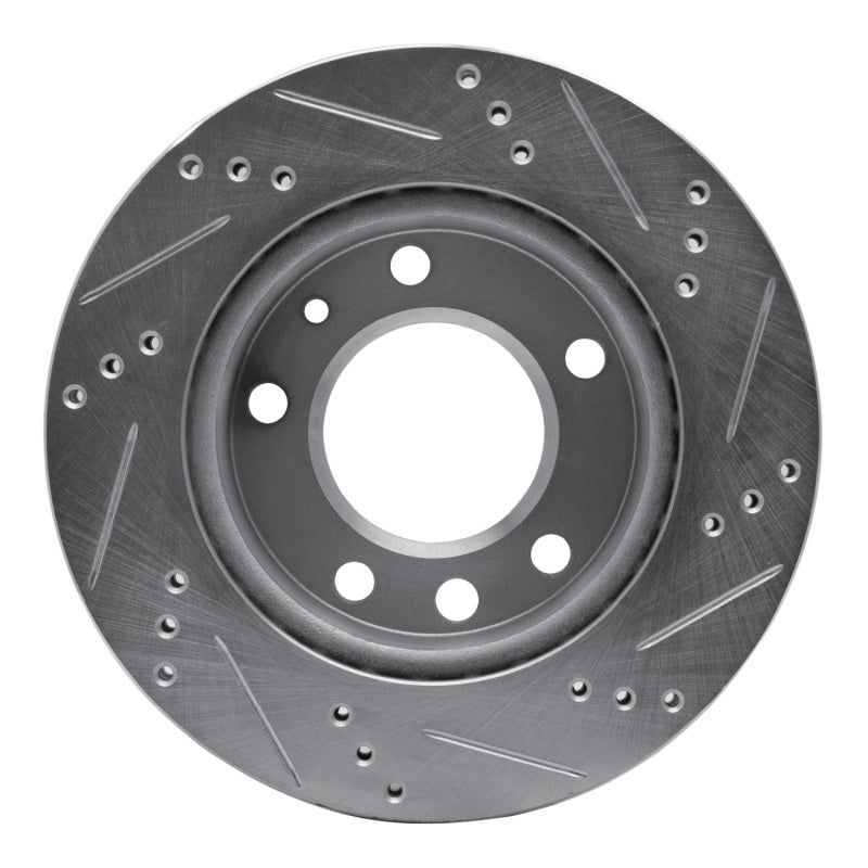 R1 02-06 Dodge Sprinter 2500 Front Left Drilled & Slotted Silver Brake Rotor