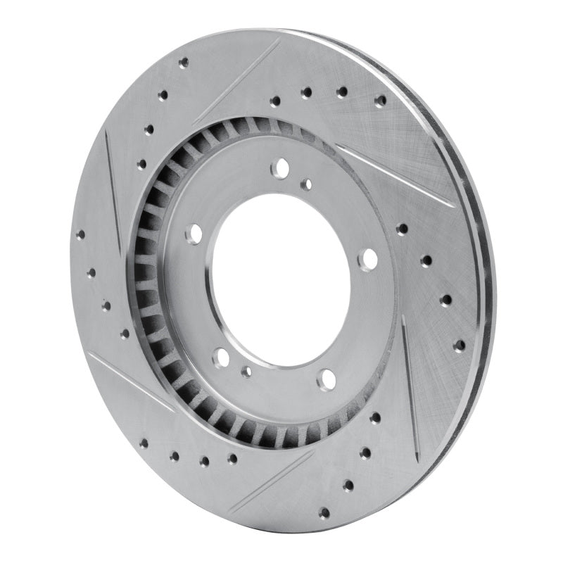 DFC 99-08 Chevrolet Tracker Front Right Drilled & Slotted Silver Brake Rotor
