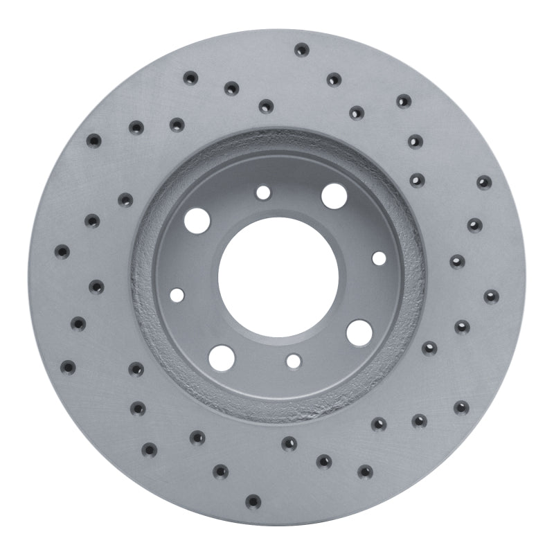 DFC 86-91 Acura Integra Front Left Drilled Geoperformance Rotor