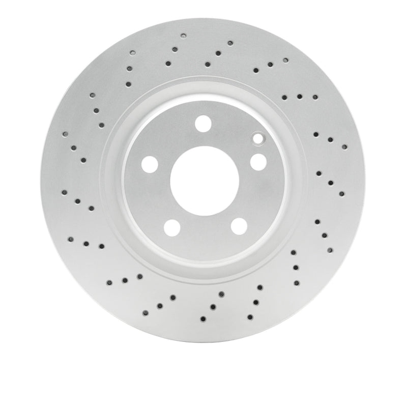 R1 03-12 Mercedes-Benz E550 Front Drilled GeoSPEC Coated Rotor