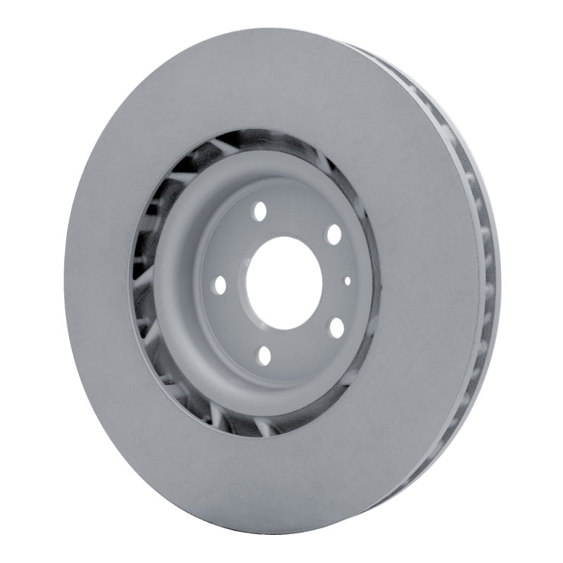 R1 15-23 Porsche Macan Left Front Slotted Carbon Alloy GeoMET Rotor