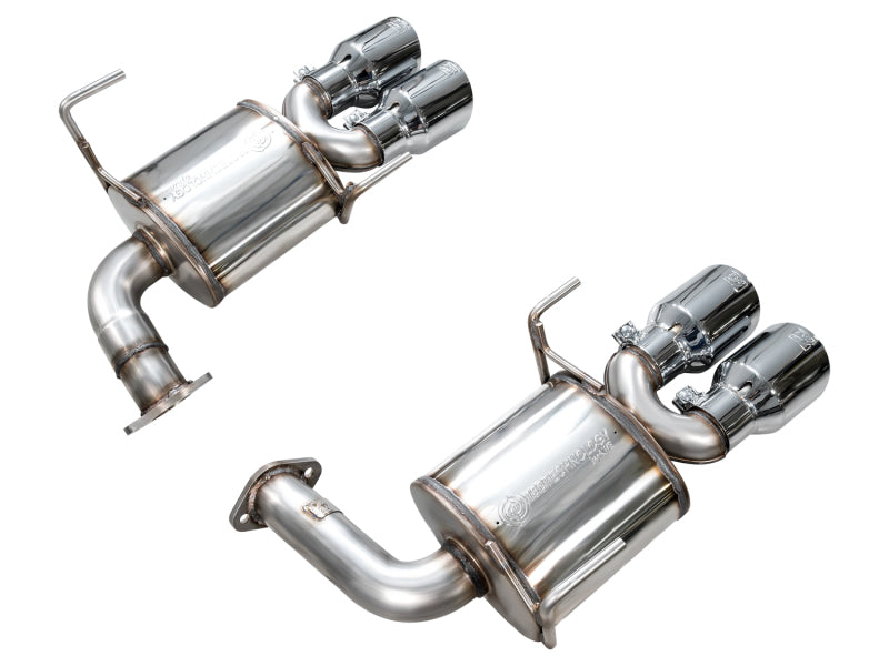 AWE Tuning 22-25 Subaru VB WRX Touring Edition Axle-Back Exhaust - Chrome Silver Tips