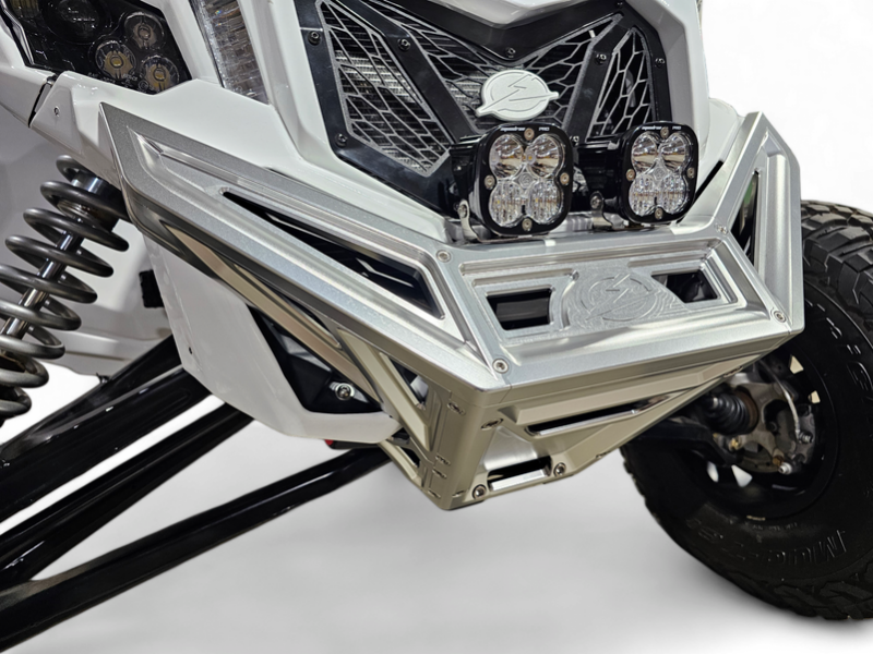 Elektric Offroad 2017+ Can Am X3 Maverick Billet Front Winch Bumper Anodized Clear
