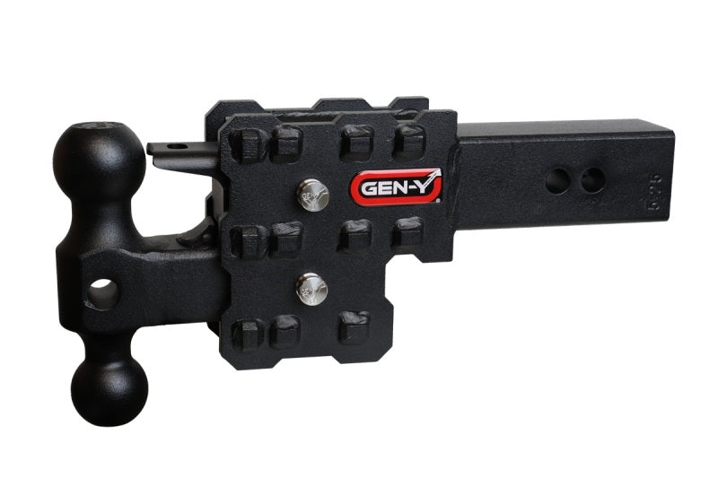 Gen-Y Phantom-X 2.5in Solid Shank 2.5in Drop 1.6K TW 16K Hitch w/GH-051 & GH-032 (No Flat Towing)