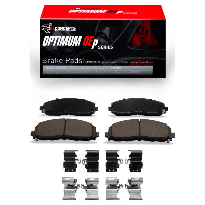 R1 2012-2025 Chrysler Grand Caravan Front R1 Optimum OE Pads & Hardware Kit