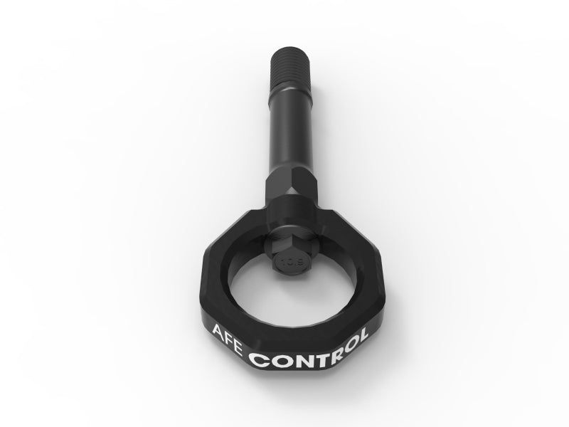 aFe CONTROL Front Tow Hook Nissan Z 23-25 V6-3.0L0 Black