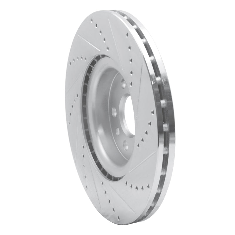 DFC 07-16 Volvo S80/S60 Front Left Drilled & Slotted Silver Brake Rotor