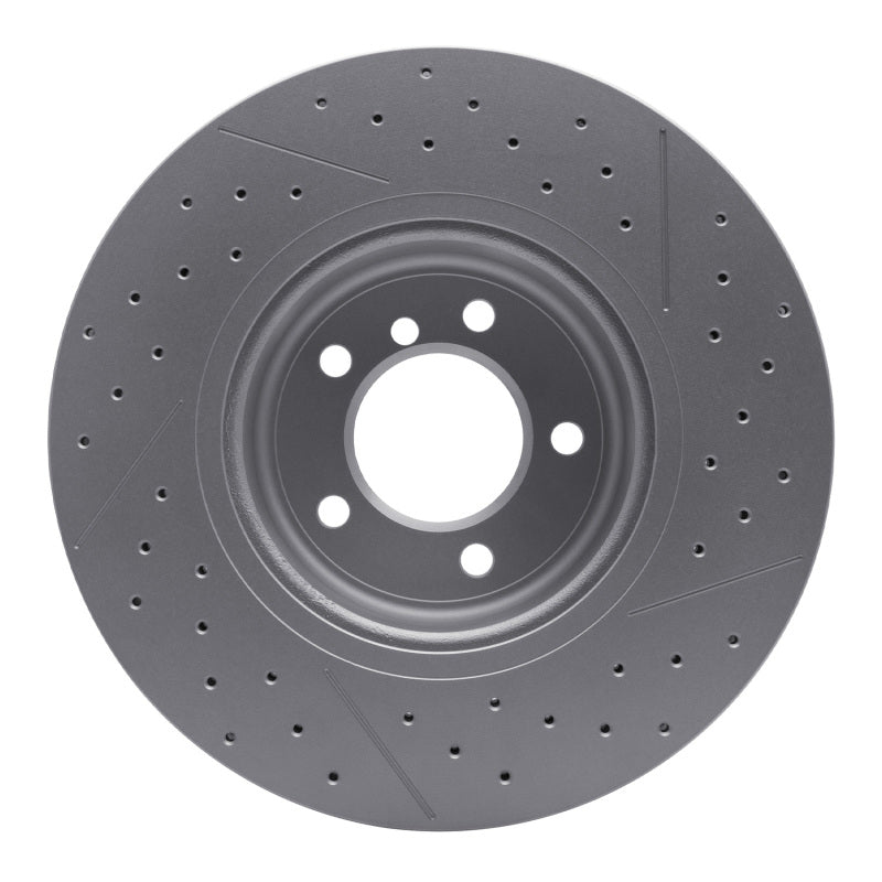 R1 13-13 BMW 135IS Front Drilled & Slotted GeoSPEC Coated Rotor