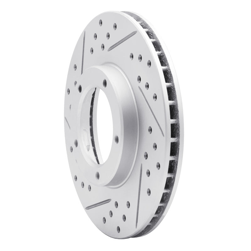 R1 95-04 Toyota Tacoma Front Left Drilled & Slotted Geo-Carbon Rotor