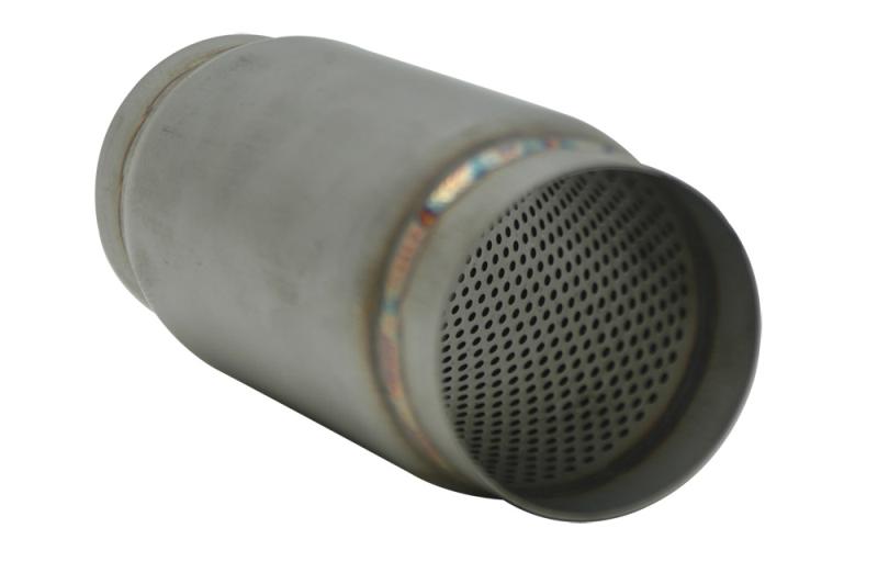 Vibrant SS Race Muffler 3.5in inlet/outlet x 5in long