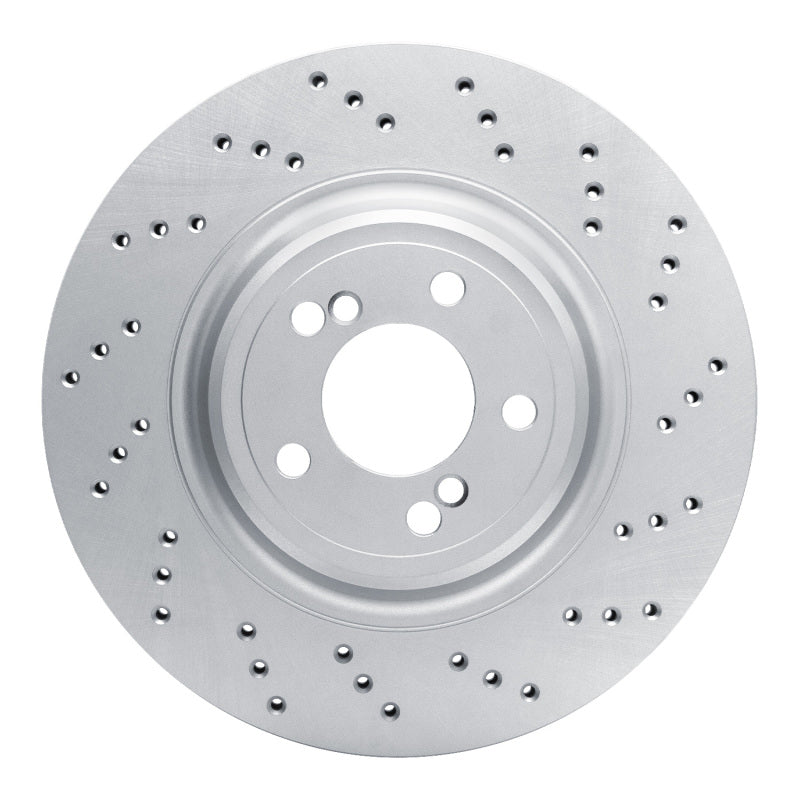 R1 15-20 BMW M2 Right Rear Drilled GeoSPEC Coated Rotor