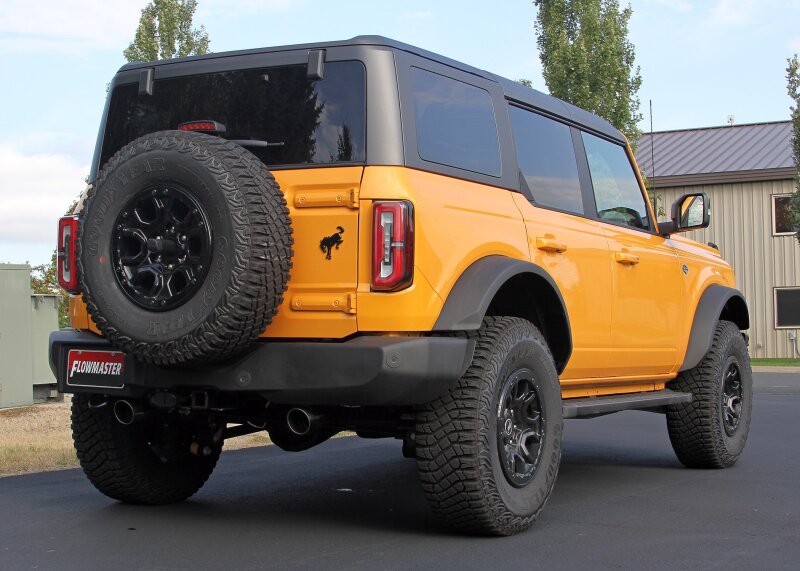 Flowmaster 21-25 Ford Bronco 2.3/2.7L Outlaw Axle-Back Exhaust System