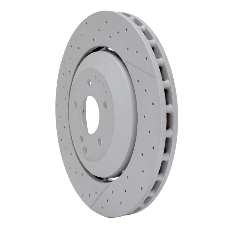 R1 06-11 Mercedes-Benz SLK55 AMG Front Drilled & Slotted Carbon Alloy GeoMET Rotor