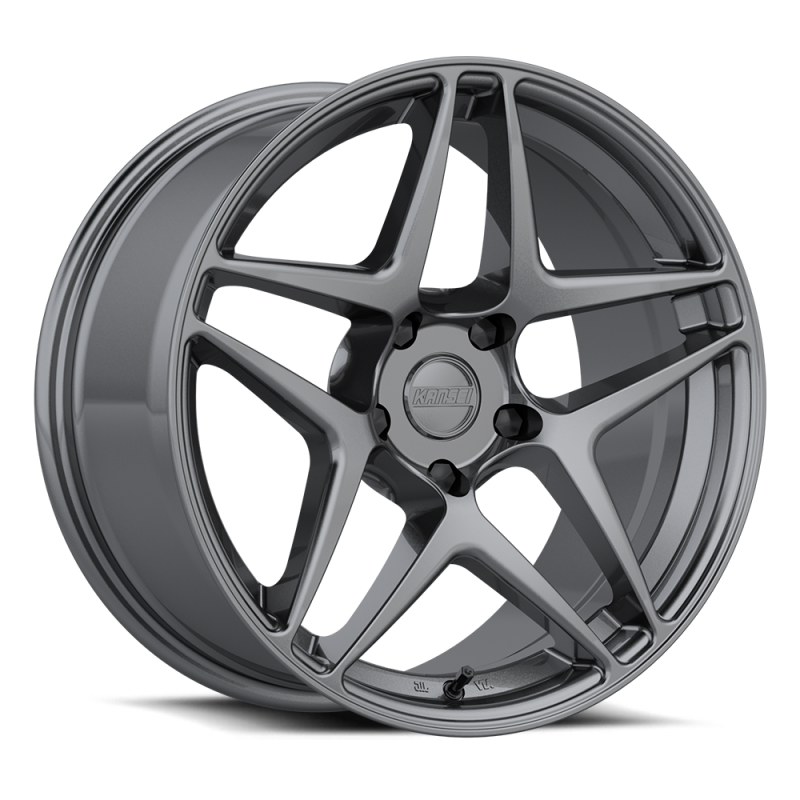 Kansei K15G Astro 19x9.5in / 5x120 BP / 35mm Offset / 72.56mm Bore - Gunmetal Wheel