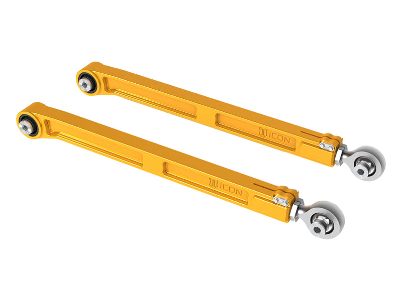 ICON 24-26 Toyota LC250 / GX550 / 25-26 4Runner Billet Rear Lower Link Kit - Gold Anodizing