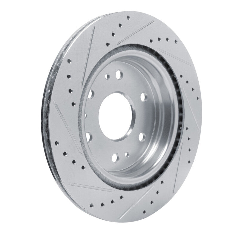DFC 23-25 Chevrolet Colorado Rear Right Drilled & Slotted Silver Brake Rotor