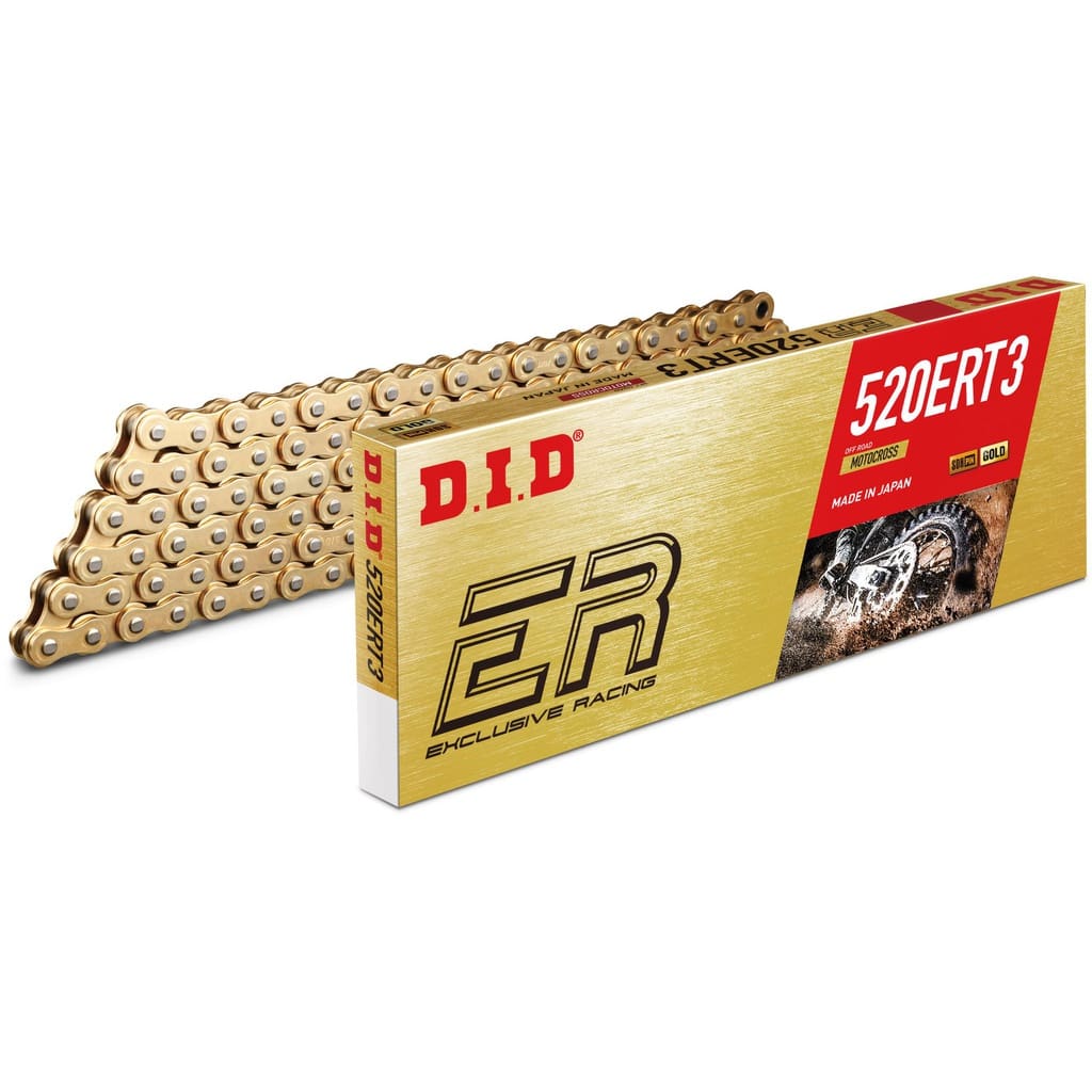 DID 520ERT3-108 Gold Motocross Chain image 0