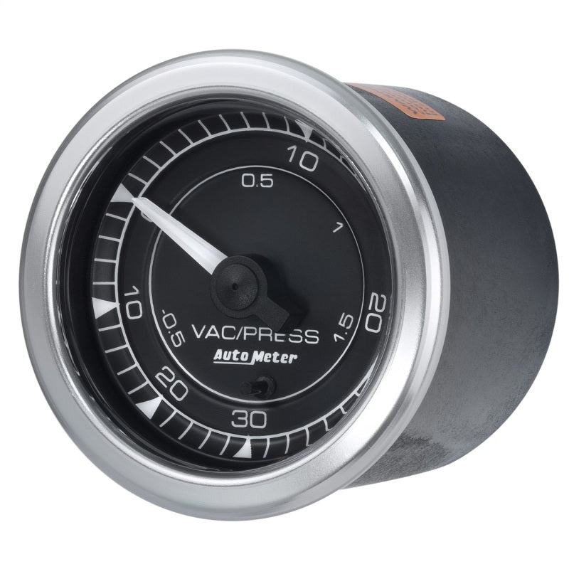 Autometer Chrono 2-1/16in 30INHG-30PSI Vacuum/Boost Gauge