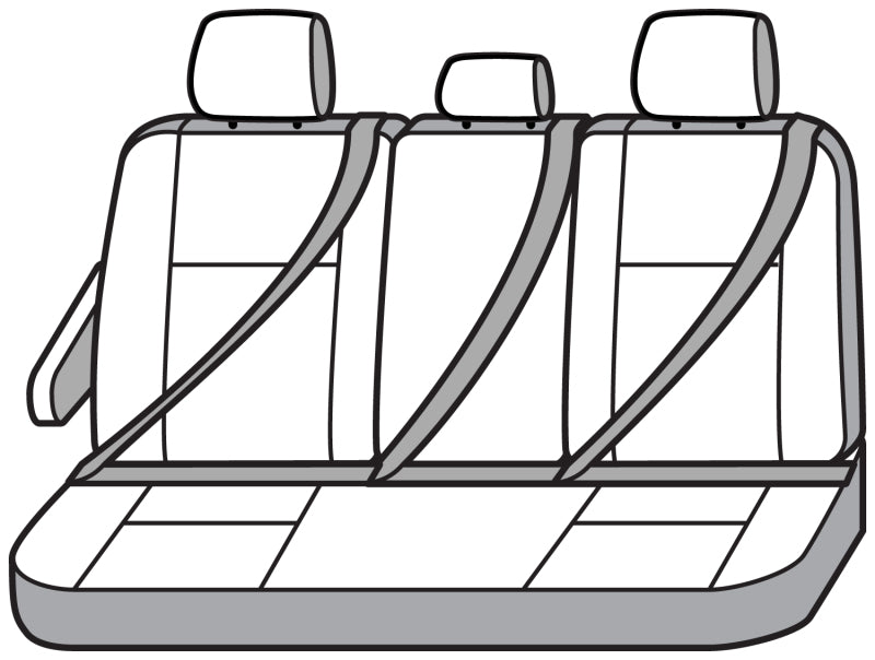 Covercraft Endura Waterproof Polyester SeatSaver Custom Second Row Seat Covers