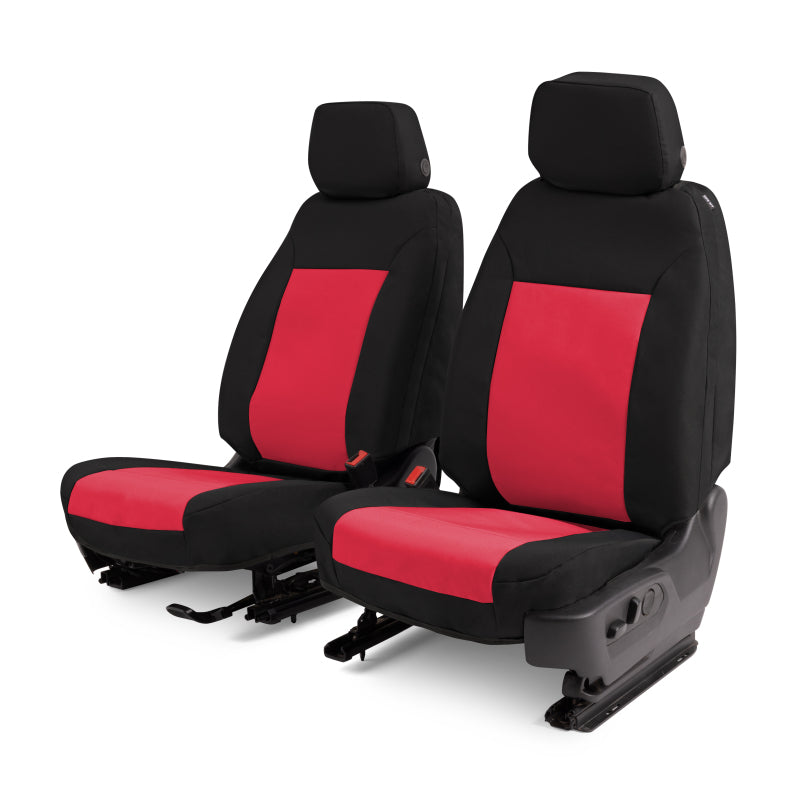 Covercraft 21-24 Ford Bronco Endura PrecisionFit Custom Second Row Seat Covers - Red/Black