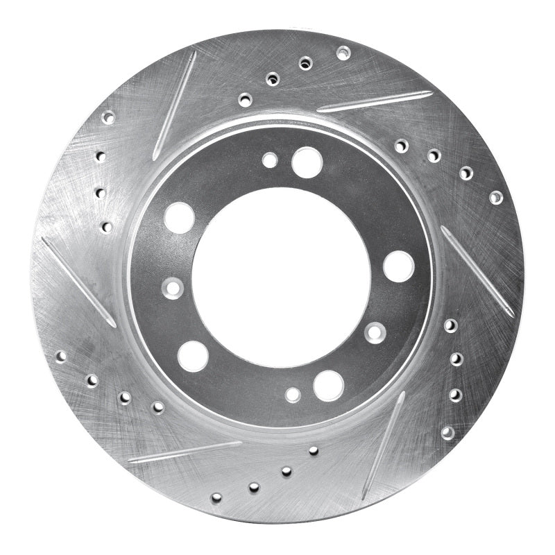 DFC 97-04 Porsche Boxster Rear Left Drilled & Slotted Silver Brake Rotor