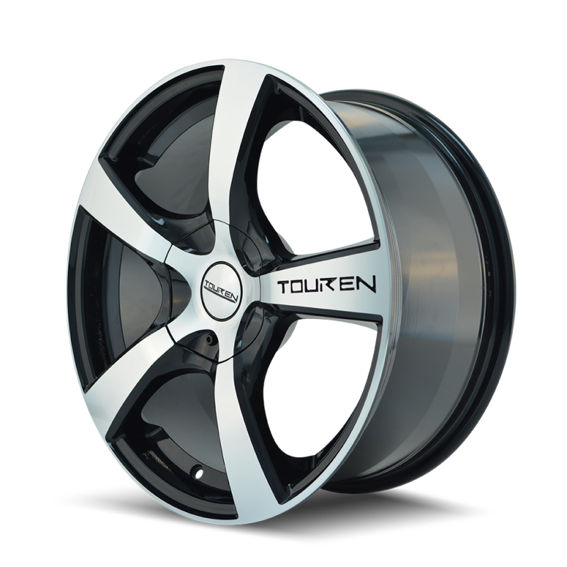 Touren 3190 TR9 18x8 / 5x112/120 BP / 40mm Offset / 74.1mm Hub Gloss Black Machined Wheel