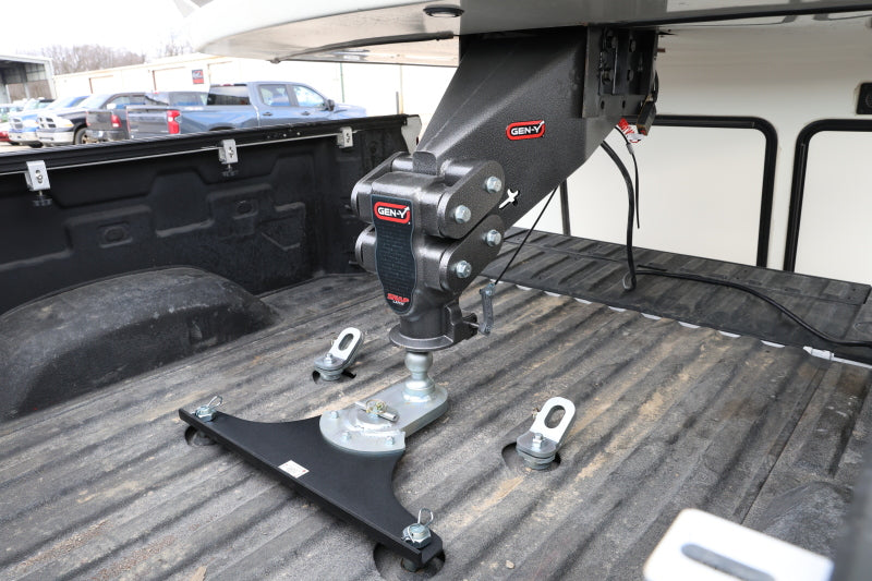 Gen-Y Executive Torsion-Flex Auto Rhino 5th Wheel Pin Box Rep w/Gooseneck 2-5/16in Coupler