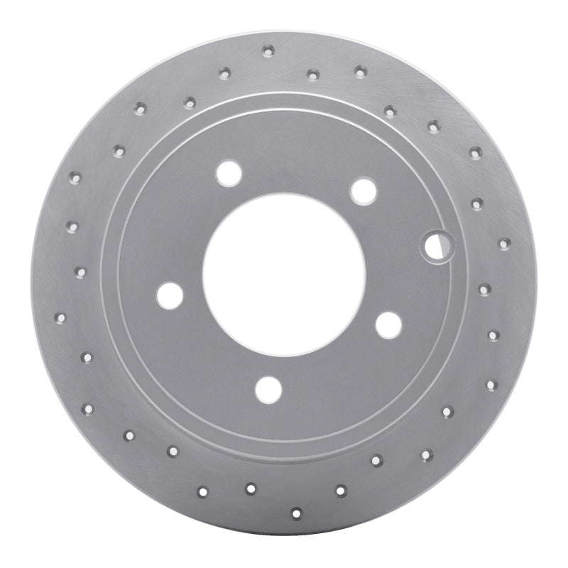 DFC 07-17 Chrysler 200 Rear Left Drilled Geoperformance Rotor