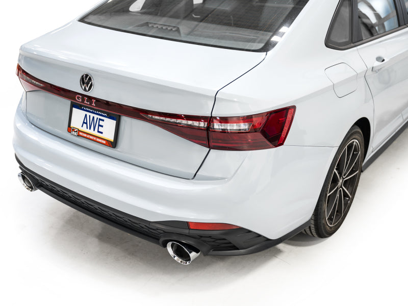AWE Tuning 22-25 Volkswagen Jetta GLI Track Edition Exhaust - Chrome Silver Tips