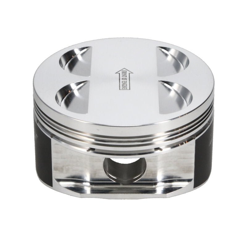 Manley Nissan GT-R 3.8L VR38DETT 99mm Bore 9.8:1 CR -2cc Dish Extreme Duty Piston Set w/ Rings