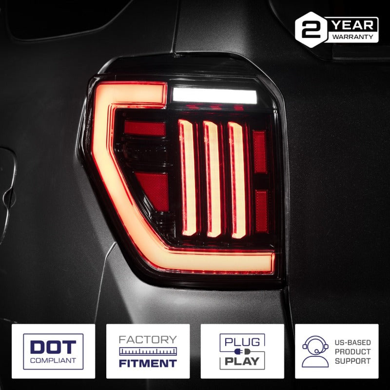 Form Lighting 2010-2024 Toyota 4Runner LED Tail Lights Smoked (Pair)