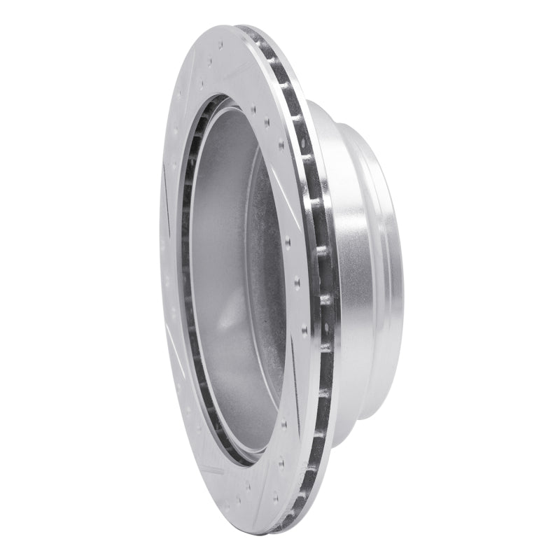 R1 92-04 Acura SLX Rear Right Drilled & Slotted Silver Brake Rotor
