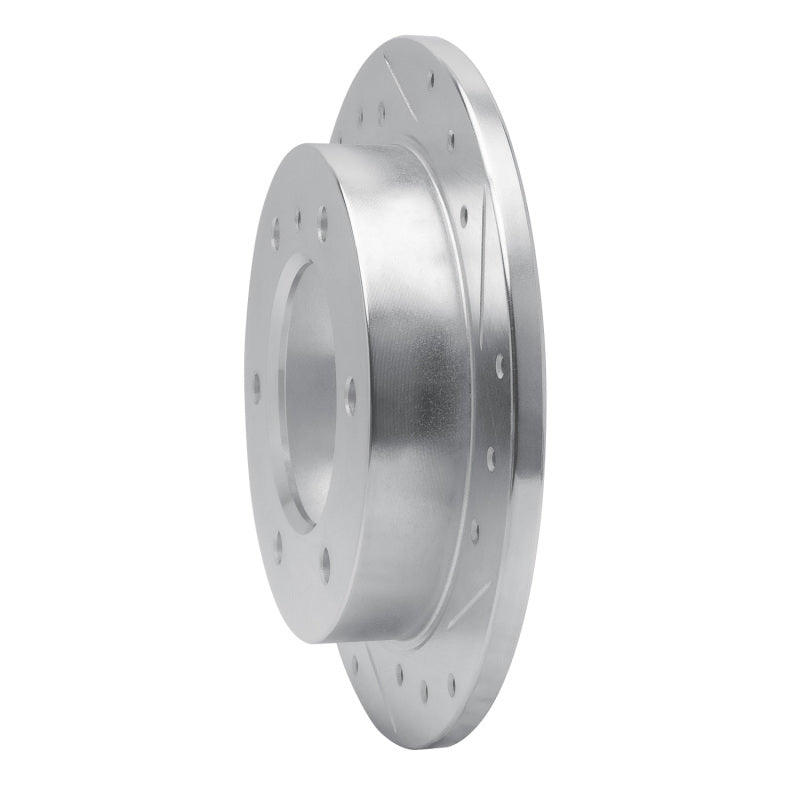 R1 88-95 Isuzu Pickup Rear Right Drilled & Slotted Silver Brake Rotor