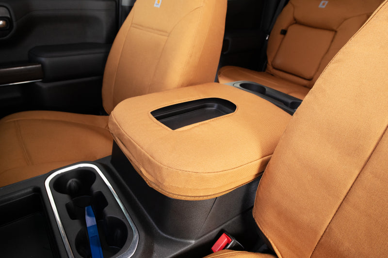 Covercraft 09-12 Dodge Ram Carhartt PrecisionFit Custom Front Row Seat Covers - Brown