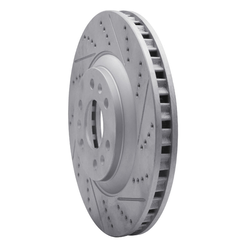 R1 04-09 Cadillac Srx Front Right Drilled & Slotted Geo-Carbon Rotor