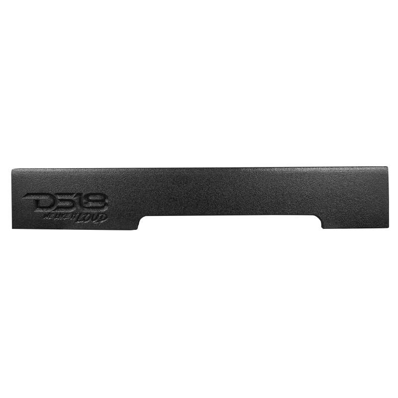 DS18 2x 12in Shallow Down Firing Underseat Ported Box Subwoofer Enclosure- Black Spray Paint Finish