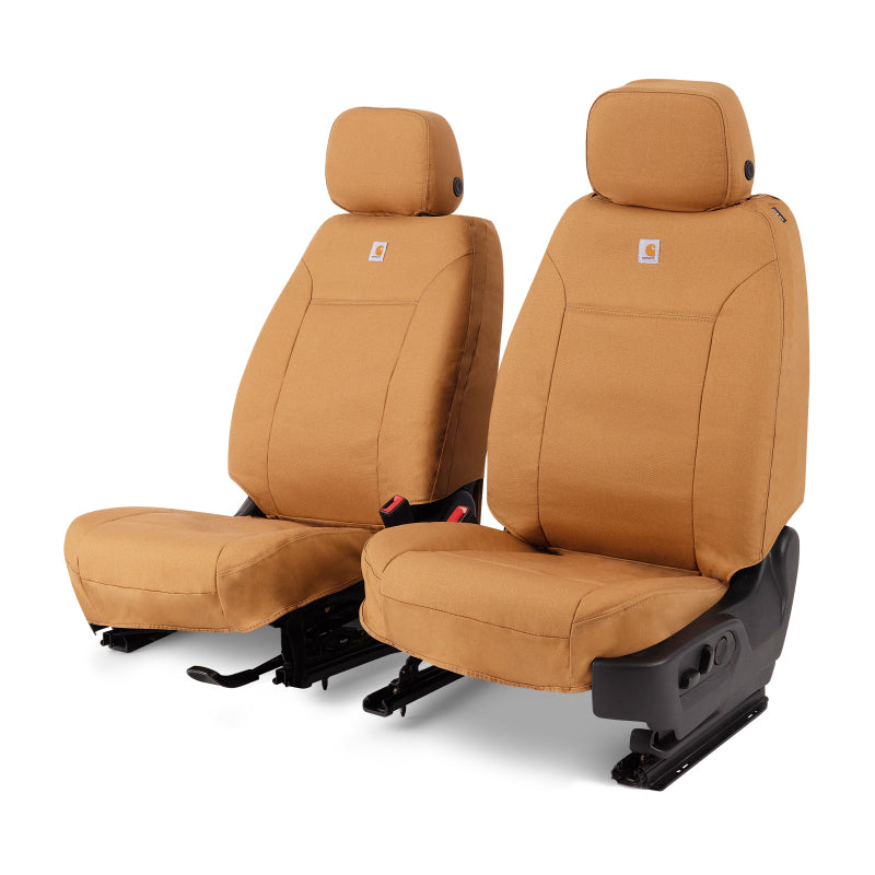 Covercraft 13-18 Dodge Ram Carhartt PrecisionFit Custom Front Row Seat Covers - Brown
