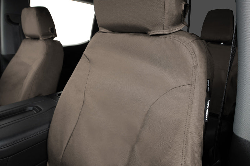 Covercraft 03-06 Chevrolet Silverado Waterproof Polyester SeatSaverFront Row Seat Covers - Taupe