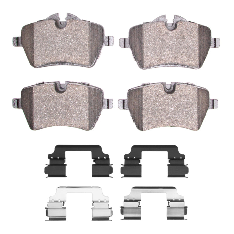 DFC 13-16 Mini Cooper Countryman Front 5000 Advanced Ceramic Brake Pads and Hardware Kit